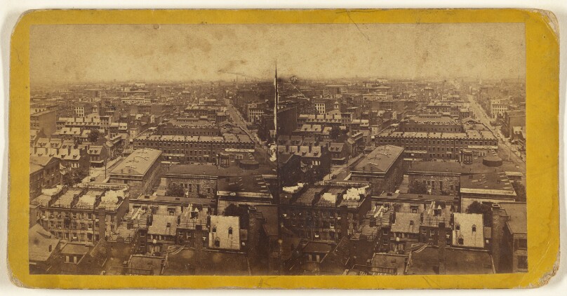 Bird's Eye View of New-York City, from the Shot Tower.