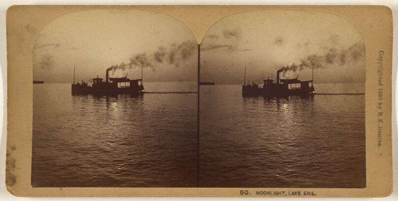 Moonlight, Lake Erie.