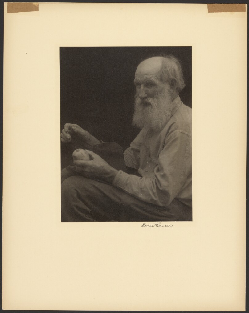 [Bearded Old Man, Seated, Holding Hat]
