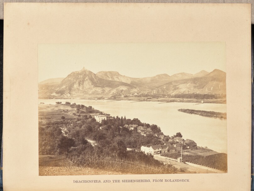 Drachenfels, and the Siebengebirg, from Rolandseck