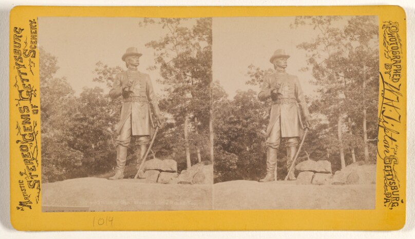 Statue of Gen. Warren, Little Round Top.