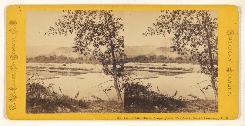 White Horse Ledge, from Meadows, North Conway, N.H.