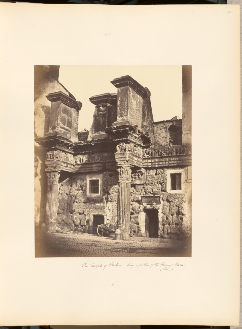 The Temple of Pallas, being a Portion of the Forum of Nerva, Rome