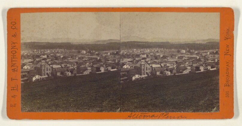 Altoona from Gospel Hill. [Pennsylvania Central R.R.]