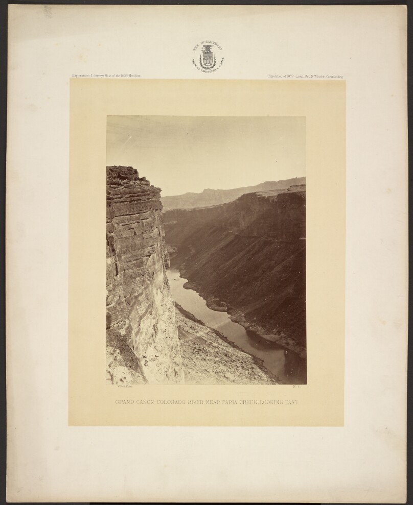 Grand Cañon, Colorado River, Near Paria Creek, Looking East