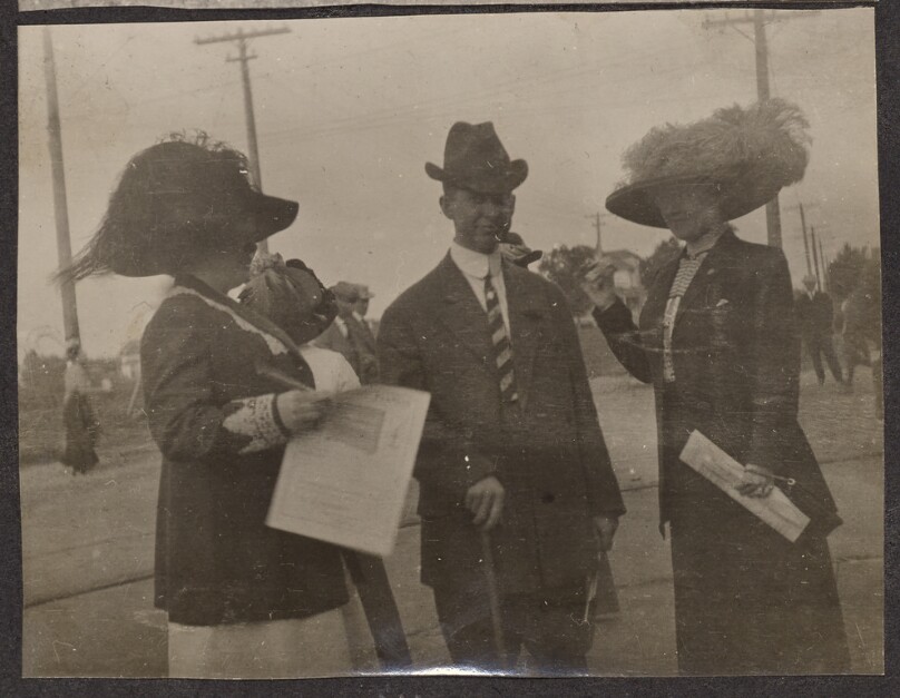 [Small group portrait on the street]