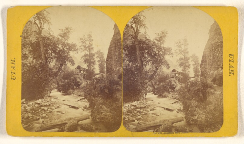 Old Mill, American Fork Canyon. [Utah.]