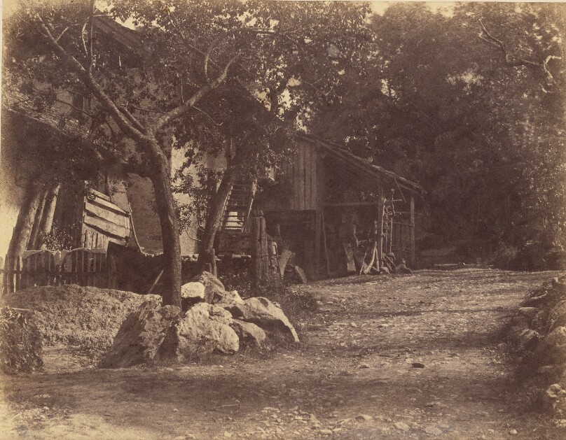 [Landscape with Barns]
