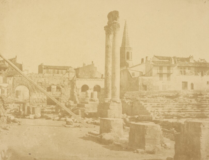 [Roman antique theatre in Arles]
