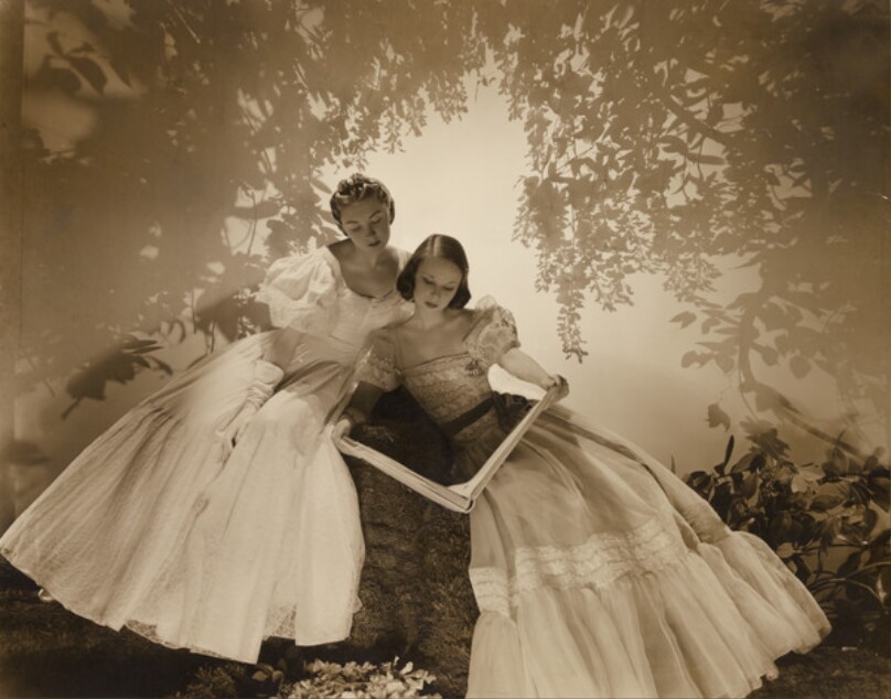 [Portrait of Russian Ballerina Irina Baronova and Another Dancer]
