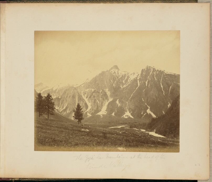 The Zoji-la Mountains at the Head of the Scinde Valley