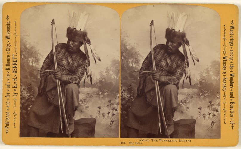 [Big Bear, of the Ho-Chunk Tribe]