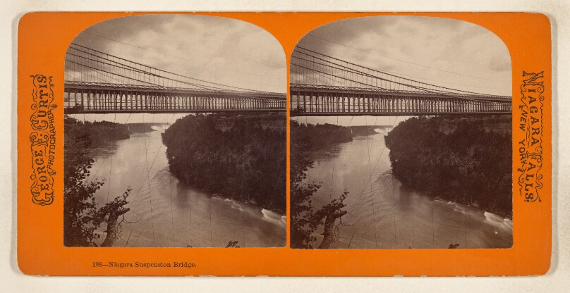 Niagara Suspension Bridge. [Niagara Falls, New York]