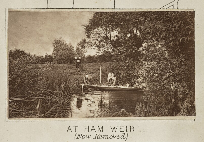 At Ham Weir (Now Removed)