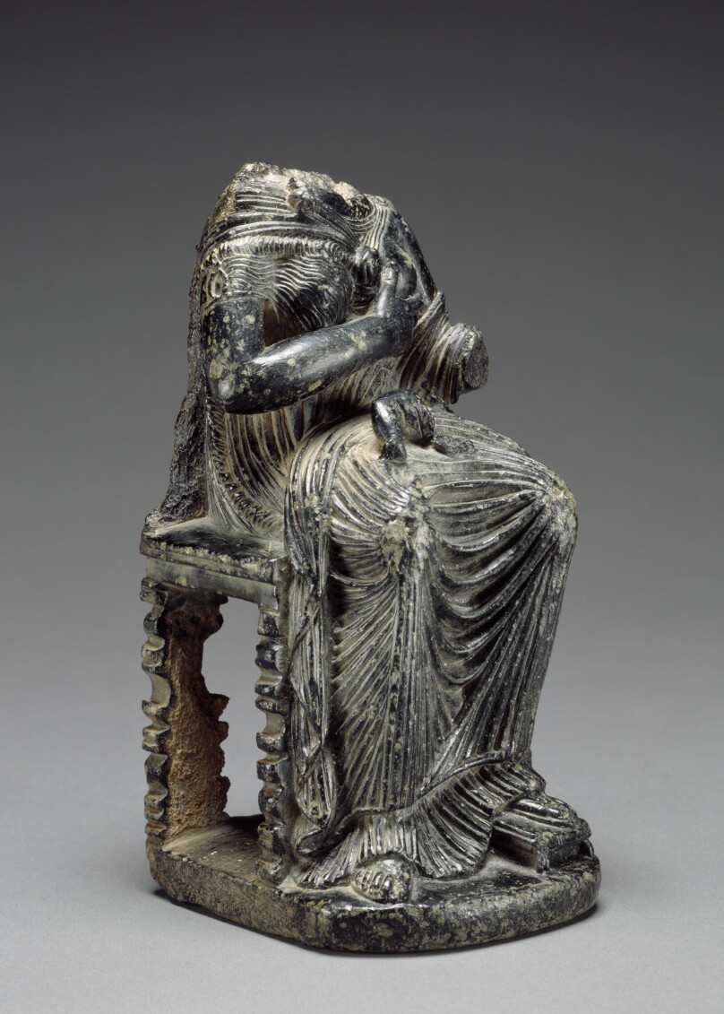 Statuette of Seated Isis with Infant Harpokrates