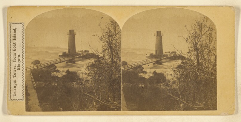 Terrapin Tower, from Goat Island, Niagara.