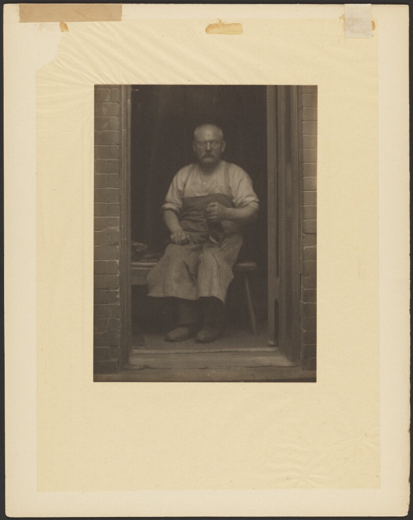 [Cobbler, West Ninety-Second Street, New York City]