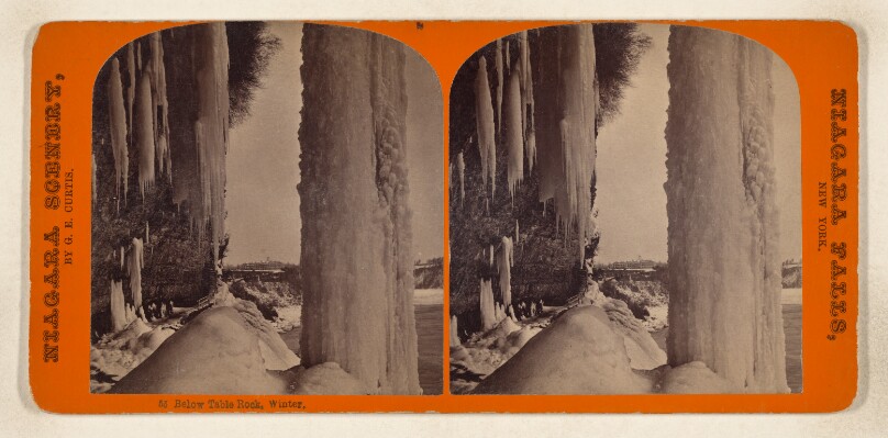 Below Table Rock, Winter. [Niagara Falls, New York]