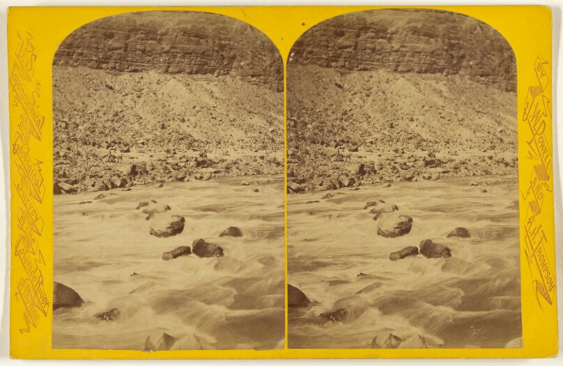 One of the Rapids. This canon is 40 3/4 miles long and from 1,500 to 3,000 feet deep. [Colorado River. Cataract Canon.]