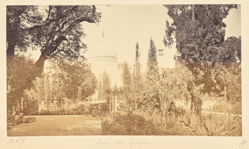 Agra; The Taj, from the Garden