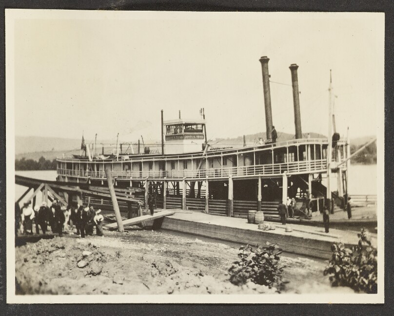 [View of The James N. Trigg Steamboat Docked on Tennessee River]