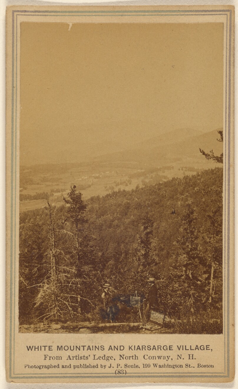 White Mountains and Kiarsarge Village, From Artist's Ledge, North Conway, N.H.