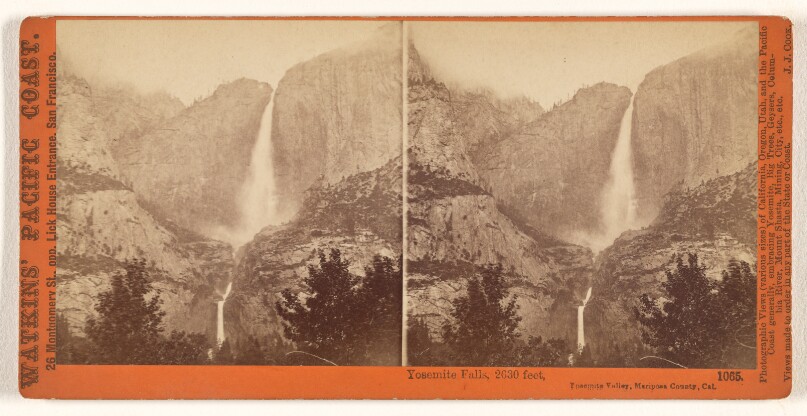 Yosemite Falls, 2630 feet, Yosemite Valley, Mariposa Co.