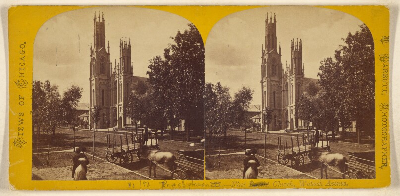 First Baptist Church, Wabash Avenue. [Chicago]