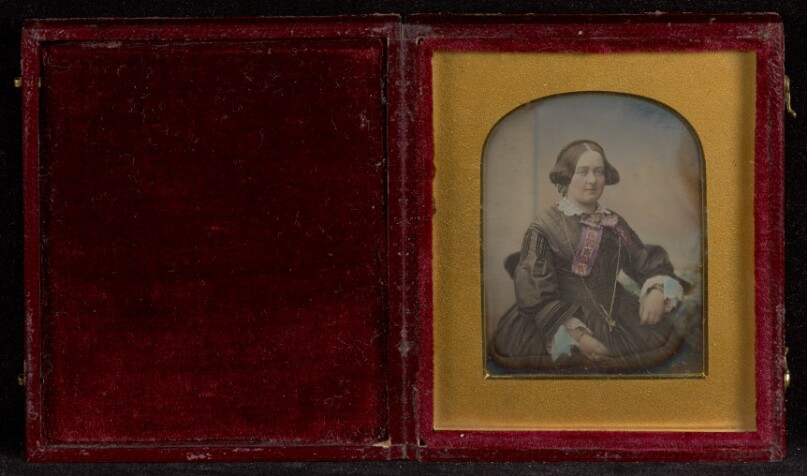 [Portrait of a Seated, Well-dressed Woman]