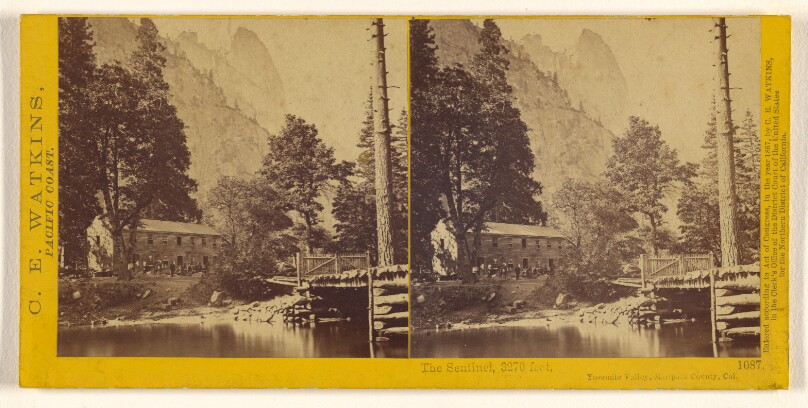 The Sentinel, 3270 feet, Yosemite Valley, Mariposa County, Cal.