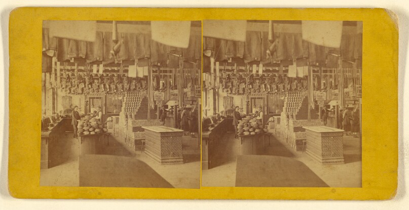 Interior View of A. & W. Sprague's Store, Elmwood, R.I.