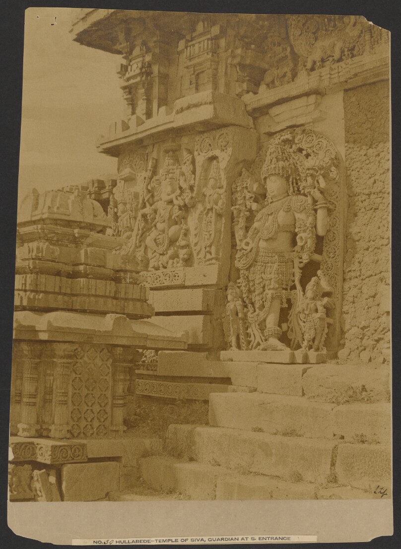 Hullabede - Temple of Siva, Guardian at South Entrance