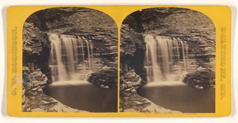 Mirror Cascade, Glen Alpha, Watkins.