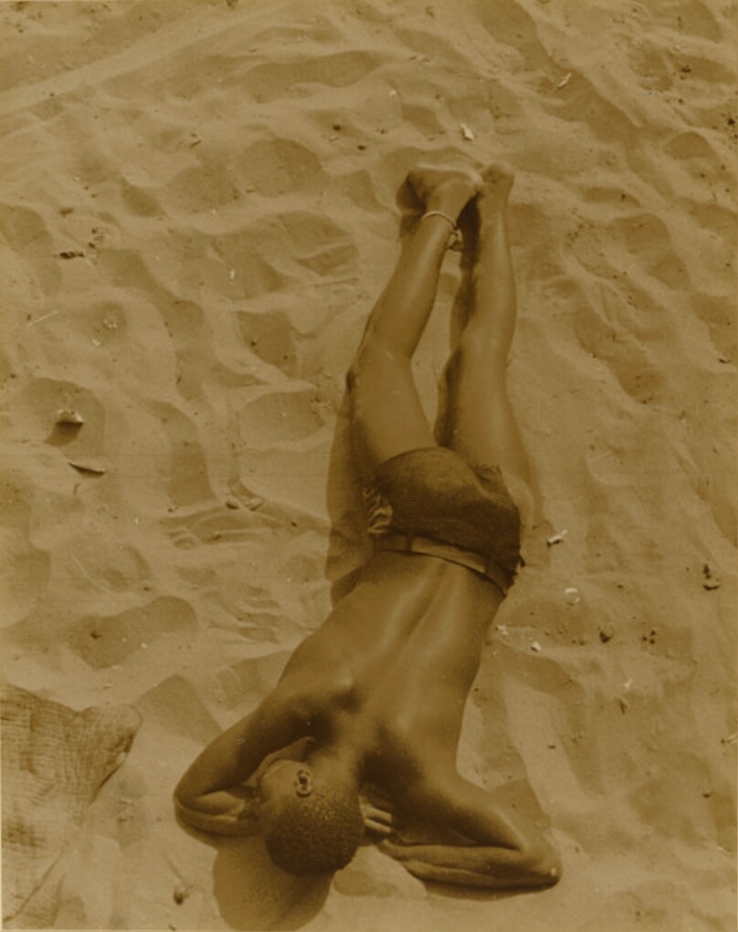 [Black Man, Coney Island]