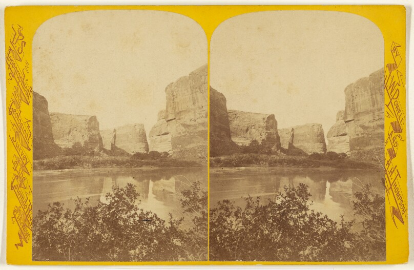 Trinalcove. This canon is 55 1/2 miles long and from 300 to 2,000 feet deep. [Green River. Labyrinth Canon.]