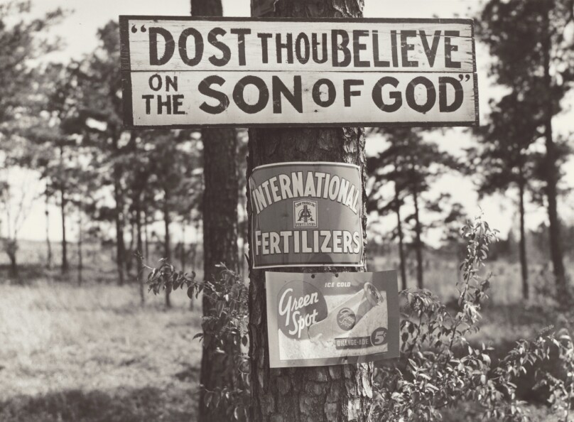 Roadside Sign "Bible Belt" Greene County, Georgia