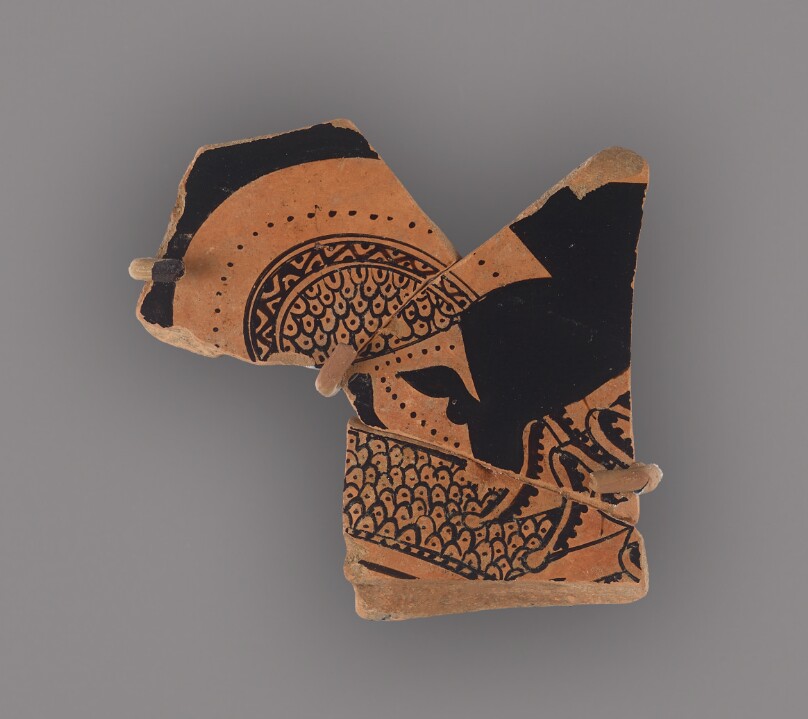Attic Red-Figure Kylix Fragment