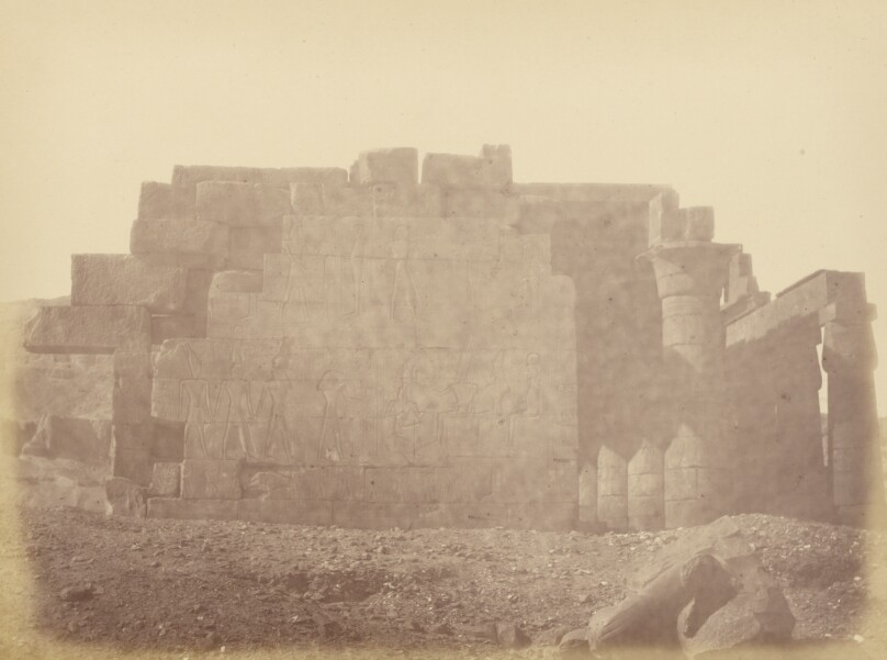 [Close View of the Back Side of the Ramasseum]