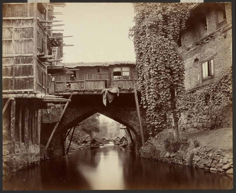 Srinuggur; A Bridge on the Marqual Canal