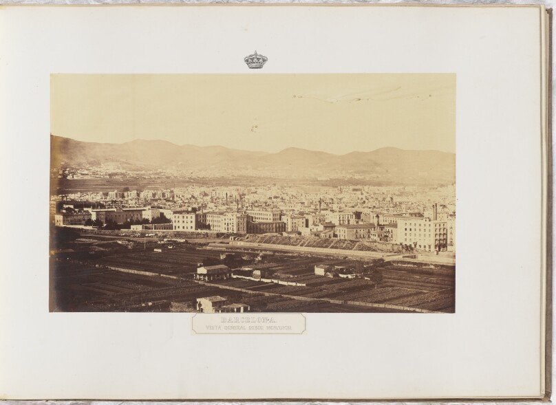 Barcelona. Vista general desde Monjuich