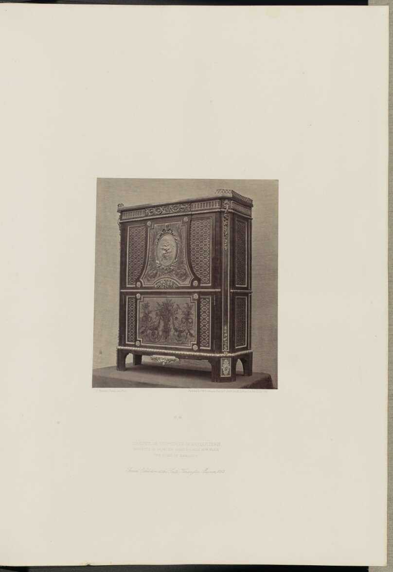 Cabinet, or Secrètaire in Marqueterie
