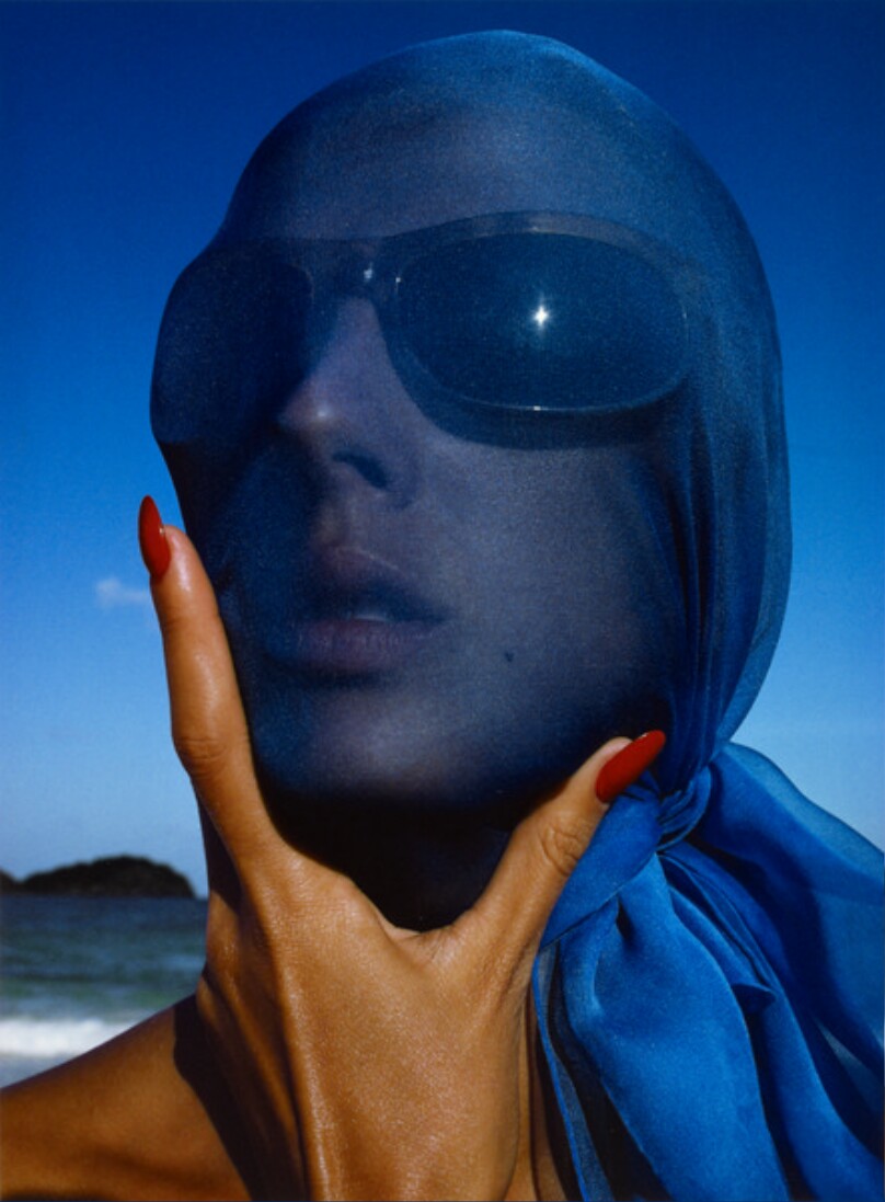 Tilly Tizzani with Blue Scarf, Antigua, West Indies