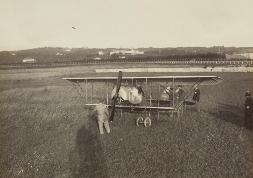 [Airplane in a field]