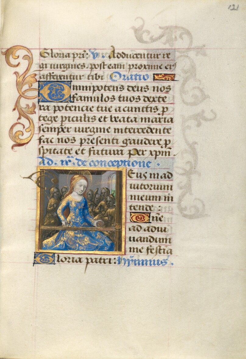 Mary Spinning Wool