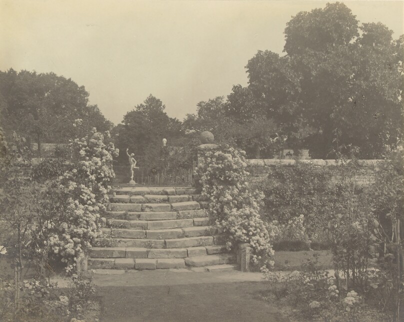 [Herstmonceux Castle, Sussex, Steps to the Upper Garden]