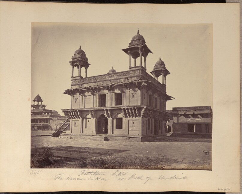 Futtehpore Sikri. The Dewan-i-Kass or Hall of Audience