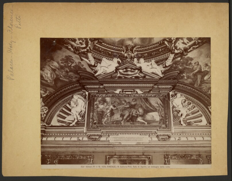 Ceiling detail, The Apollo Room, Pitti Palace, Florence