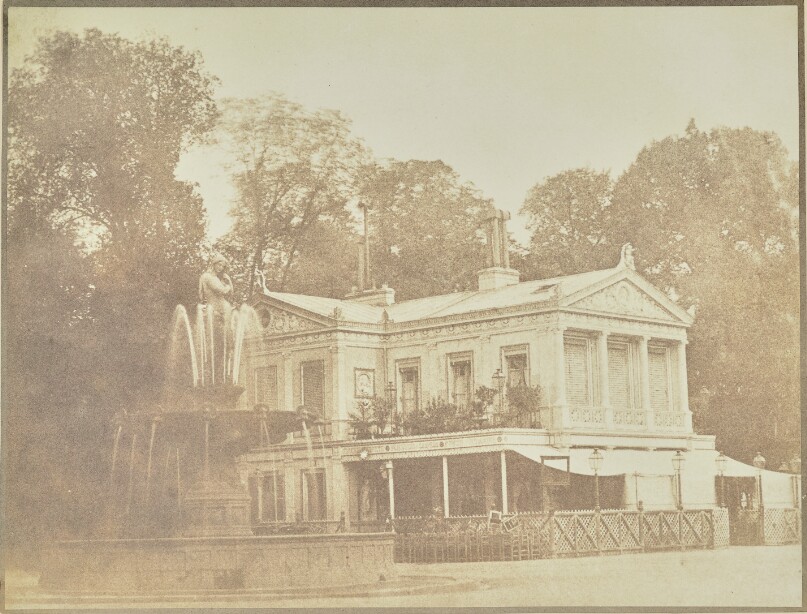 [Fountain of Venus by Francisque-Joseph Duret and the Café des Ambassadeurs]