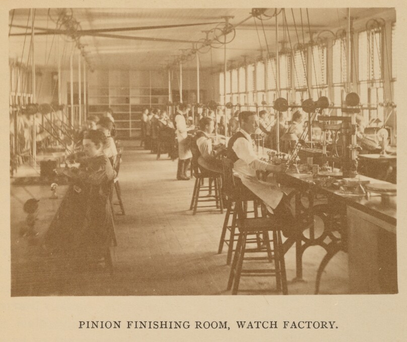 Pinion Finishing Room, Watch Factory