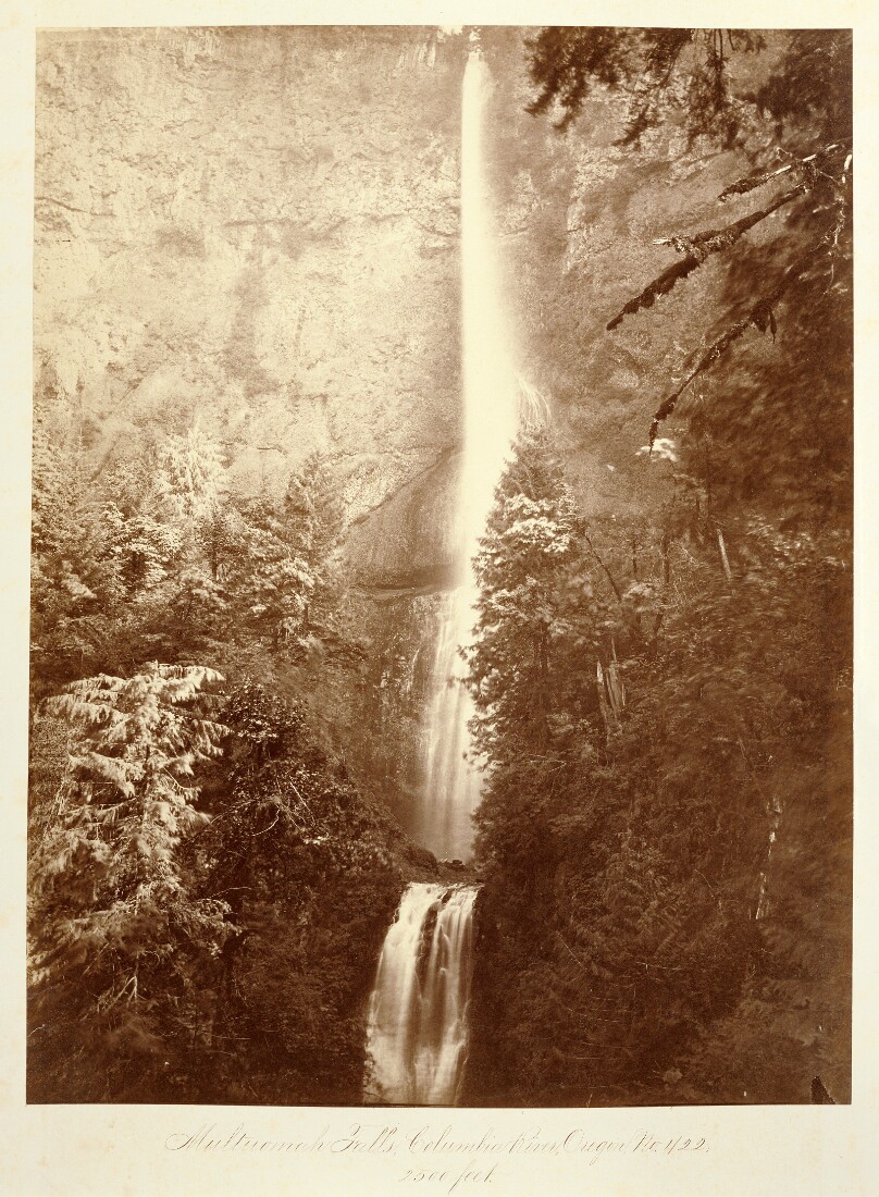 Multnomah Falls, Columbia River, Oregon, 2500 feet.